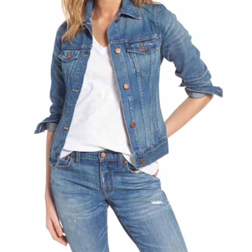 Modern Light Wash Jean Jacket ✨